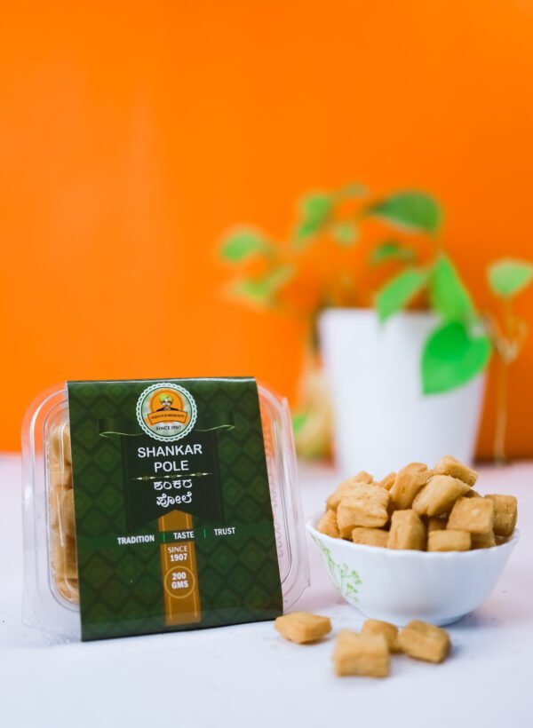 Shankar Pole: Sweet Crispy Snack 🍬(200 Gm) - Image 3