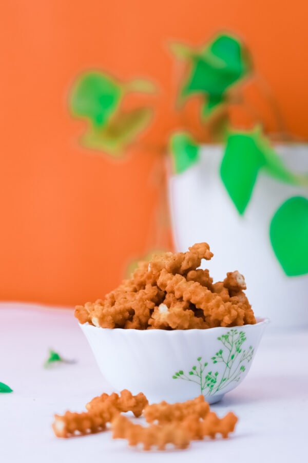 Tomato Muruku: Tangy Crispy Snack 🍅(200 Gm) - Image 3